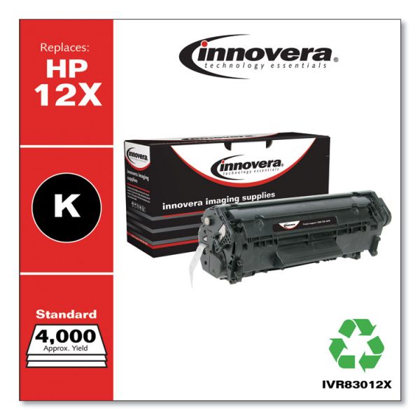 Remanufactured Black Extended-Yield Toner, Replacement for 12X (Q2612X), 4,000 Page-Yield - Image 2