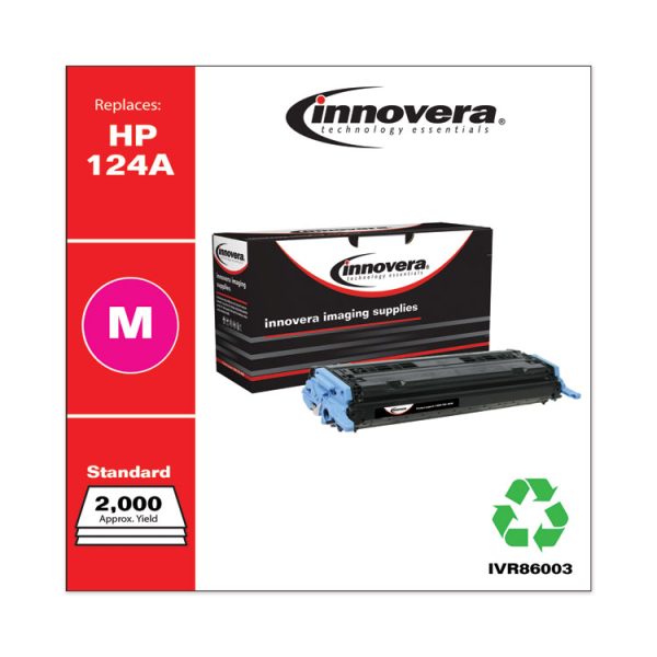 Remanufactured Magenta Toner, Replacement for 124A (Q6003A), 2,000 Page-Yield - Image 2