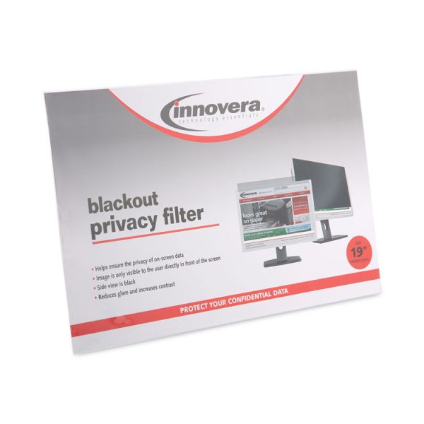 Blackout Privacy Filter for 19" Widescreen Flat Panel Monitor, 16:10 Aspect Ratio - Image 2