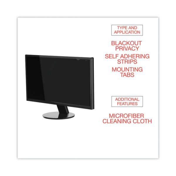 Blackout Privacy Monitor Filter for 19.5" Widescreen Flat Panel Monitor, 16:9 Aspect Ratio - Image 6