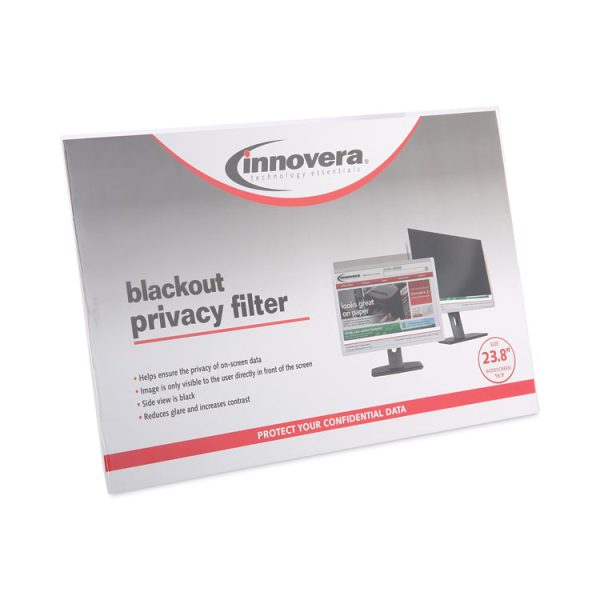 Blackout Privacy Monitor Filter for 23.8" Widescreen Flat Panel Monitor, 16:9 Aspect Ratio - Image 2