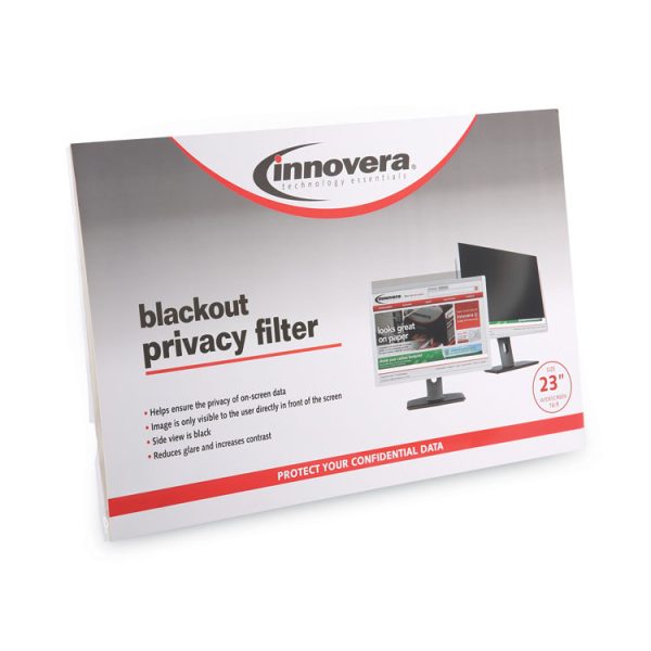 Blackout Privacy Filter for 23" Widescreen Flat Panel Monitor, 16:9 Aspect Ratio - Image 2