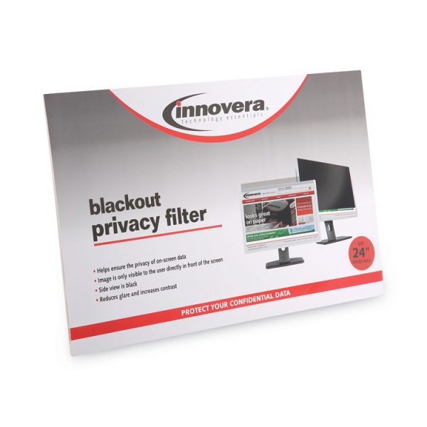 Blackout Privacy Filter for 24" Widescreen Flat Panel Monitor, 16:10 Aspect Ratio - Image 2