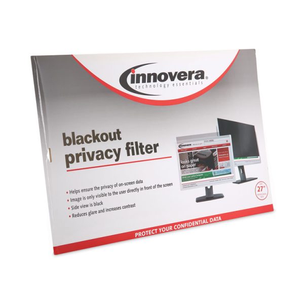 Blackout Privacy Filter for 27" Widescreen Flat Panel Monitor, 16:9 Aspect Ratio - Image 2