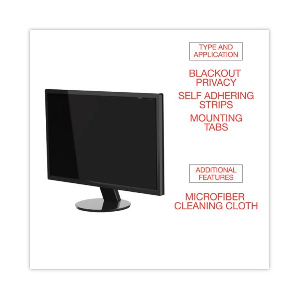 Blackout Privacy Filter for 27" Widescreen Flat Panel Monitor, 16:9 Aspect Ratio - Image 6