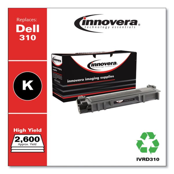 Remanufactured Black High-Yield Toner, Replacement for 593-BBKC, 2,600 Page-Yield - Image 2