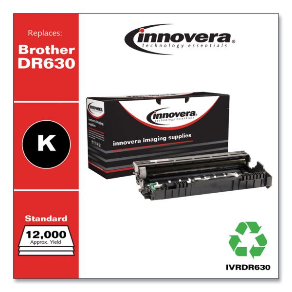 Remanufactured Black Drum Unit, Replacement for DR630, 12,000 Page-Yield - Image 2