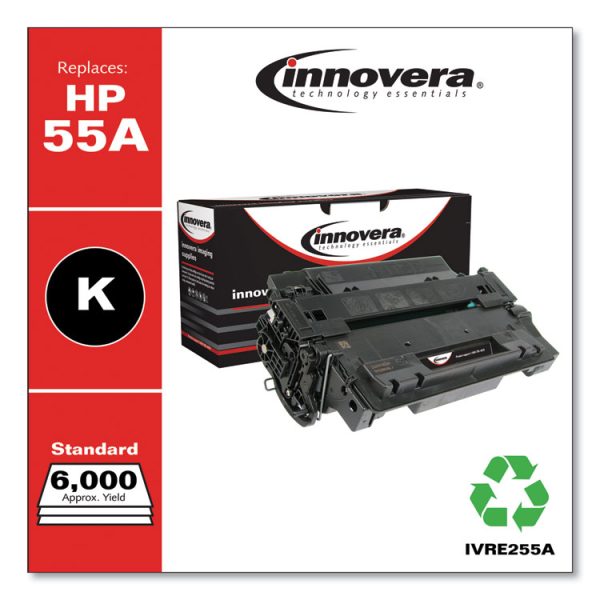 Remanufactured Black Toner, Replacement for 55A (CE255A), 6,000 Page-Yield - Image 2