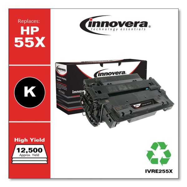 Remanufactured Black High-Yield Toner, Replacement for 55X (CE255X), 12,500 Page-Yield - Image 2