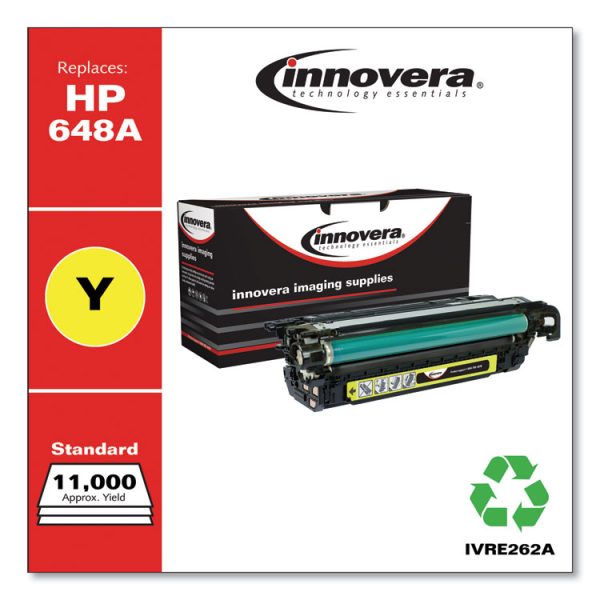 Remanufactured Yellow Toner, Replacement for 648A (CE262A), 11,000 Page-Yield - Image 2