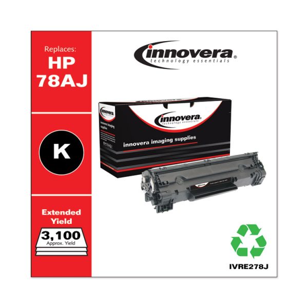 Remanufactured Black Extended-Yield Toner, Replacement for 78A (CE278AJ), 3,100 Page-Yield - Image 2