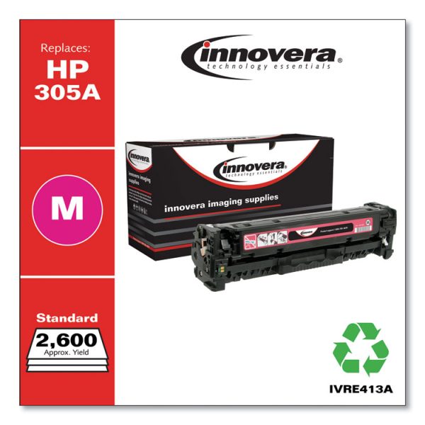 Remanufactured Magenta Toner, Replacement for 305A (CE413A), 2,600 Page-Yield - Image 2