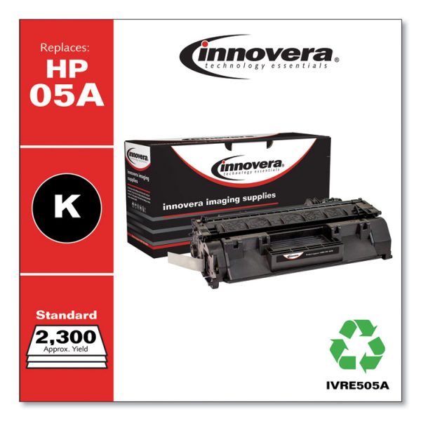 Remanufactured Black Toner, Replacement for 05A (CE505A), 2,300 Page-Yield - Image 2