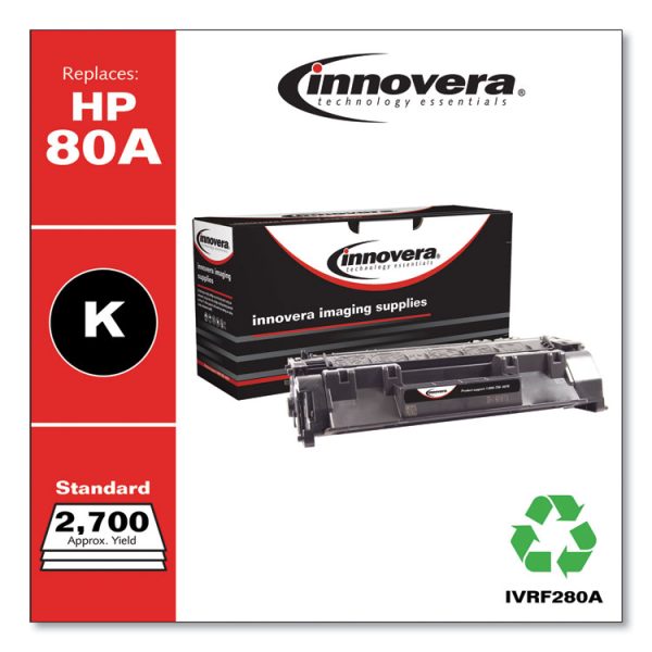 Remanufactured Black Toner, Replacement for 80A (CF280A), 2,700 Page-Yield - Image 2