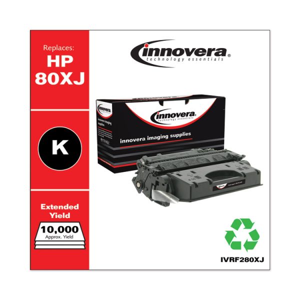 Remanufactured Black Extended-Yield Toner, Replacement for 80X (CF280XJ), 8,000 Page-Yield - Image 2