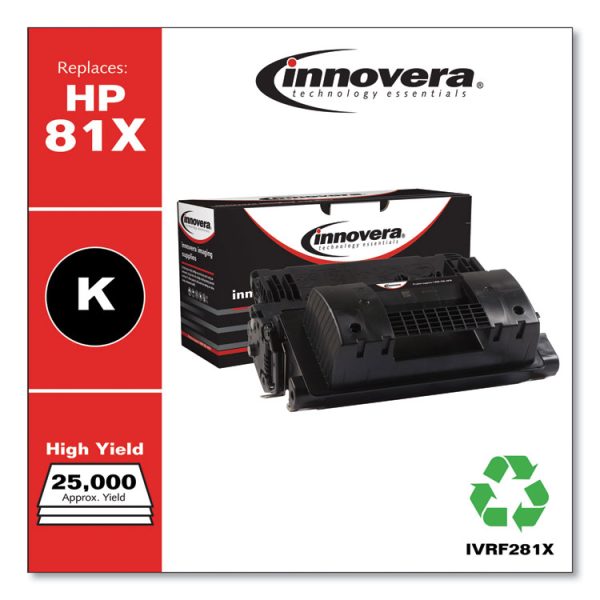 Remanufactured Black High-Yield Toner, Replacement for 81X (CF281X), 25,000 Page-Yield - Image 2