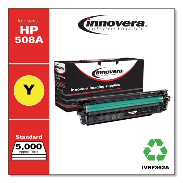 Remanufactured Yellow Toner, Replacement for 508A (CF362A), 5,000 Page-Yield - Image 2