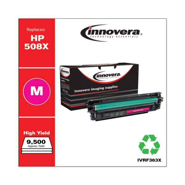 Remanufactured Magenta High-Yield Toner, Replacement for 508X (CF363X), 9,500 Page-Yield - Image 2