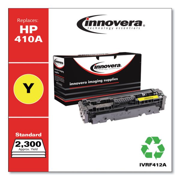 Remanufactured Yellow Toner, Replacement for 410A (CF412A), 2,300 Page-Yield - Image 2