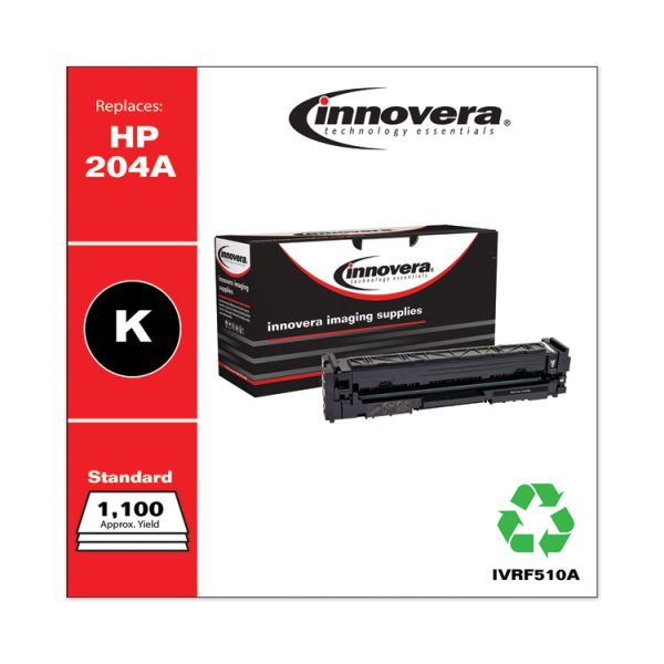 Remanufactured Black Toner, Replacement for 204A (CF510A), 1,100 Page-Yield - Image 2