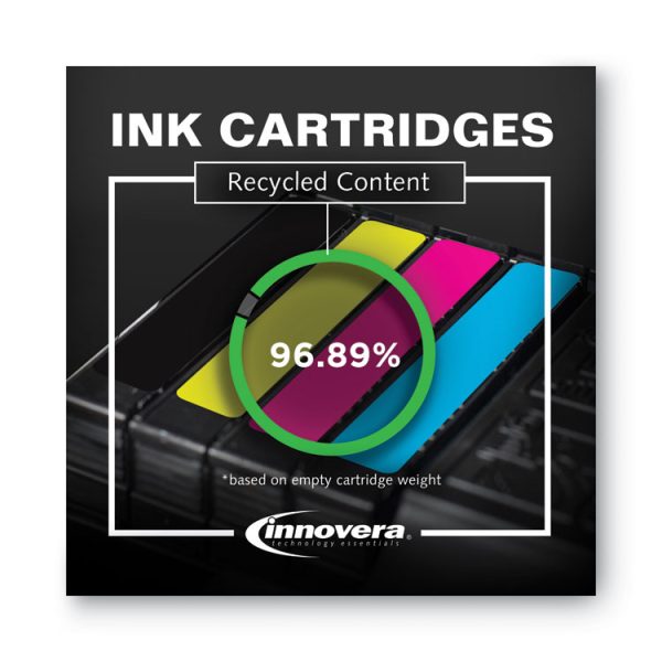 Remanufactured Black High-Yield Ink, Replacement for 972XL (F6T84AN), 10,000 Page-Yield - Image 5