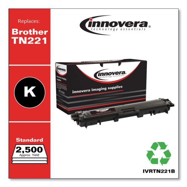 Remanufactured Black Toner, Replacement for TN221BK, 2,500 Page-Yield - Image 2