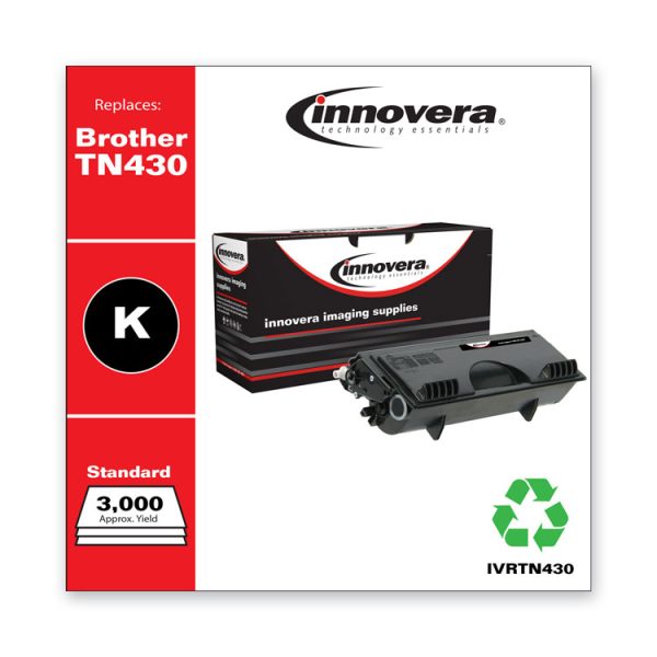 Remanufactured Black Toner, Replacement for TN430, 3,000 Page-Yield - Image 2