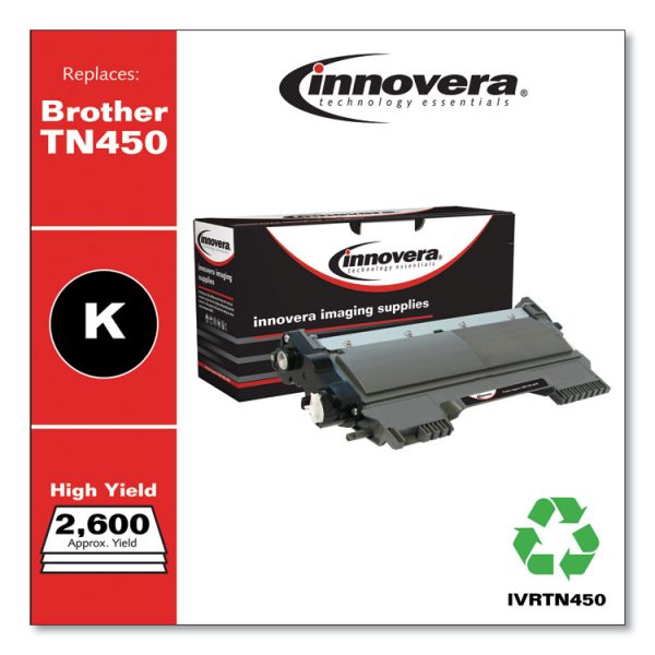 Remanufactured Black High-Yield Toner, Replacement for TN450, 2,600 Page-Yield - Image 2