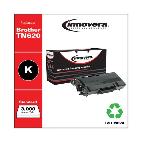 Remanufactured Black Toner, Replacement for TN620, 3,000 Page-Yield - Image 2