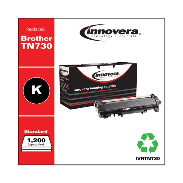 Remanufactured Black Toner, Replacement for TN730, 1,200 Page-Yield - Image 2