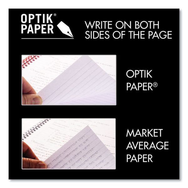 Hardcover Casebound Notebooks, SCRIBZEE Compatible, 1-Subject, Wide/Legal Rule, Black Cover, (96) 9.75 x 6.75 Sheets - Image 8