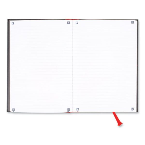 Hardcover Casebound Notebooks, SCRIBZEE Compatible, 1-Subject, Wide/Legal Rule, Black Cover, (96) 9.75 x 6.75 Sheets - Image 2