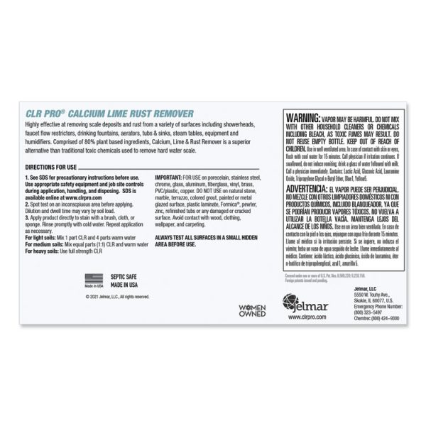 Calcium, Lime And Rust Remover, 1 Gal Bottle - Image 3