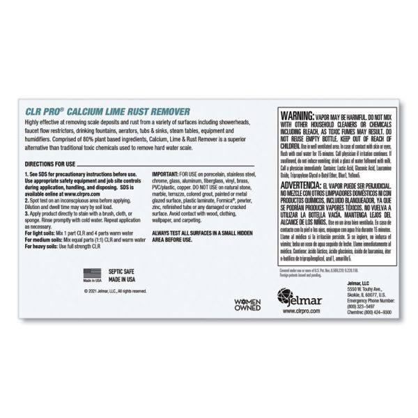 Calcium, Lime And Rust Remover, 1 Gal Bottle, 4/carton - Image 3