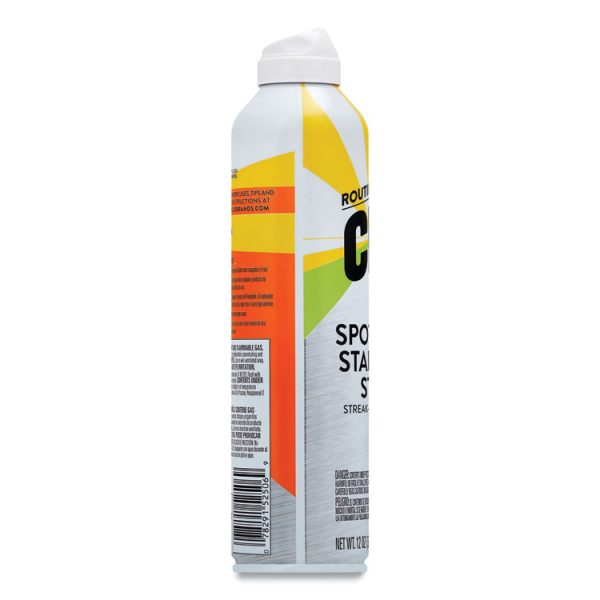 Spot-Free Stainless Steel Cleaner, Citrus, 12 Oz Can, 6/carton - Image 3
