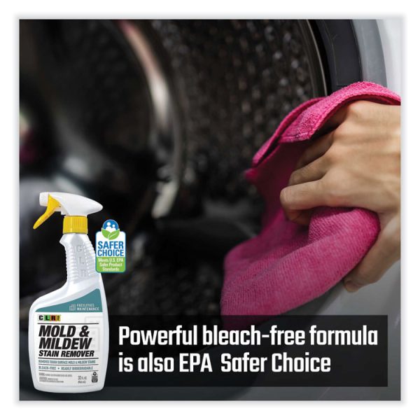 Mold and Mildew Stain Remover, 32 oz Spray Bottle, 6/Carton - Image 3