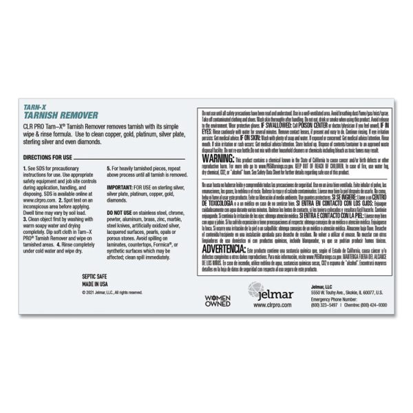 Tarnish Remover, 1 Gal Bottle - Image 3