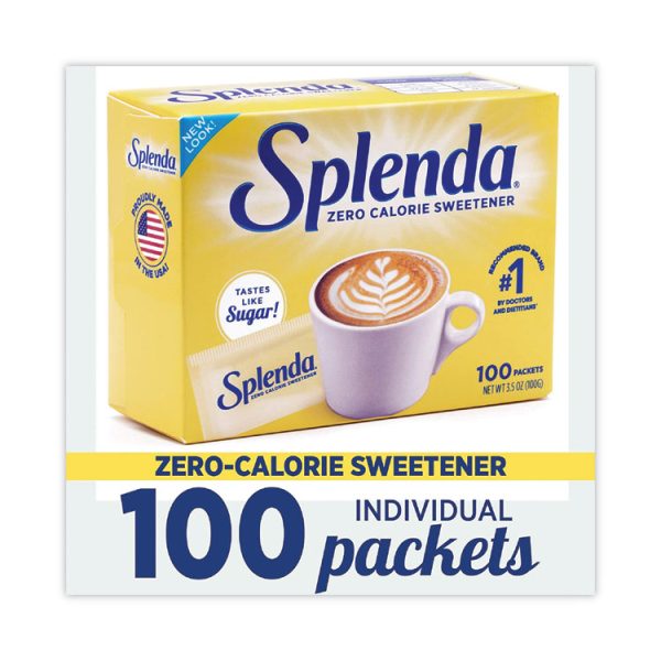 No Calorie Sweetener Packets, 0.035 oz Packets, 1200 Carton - Image 2