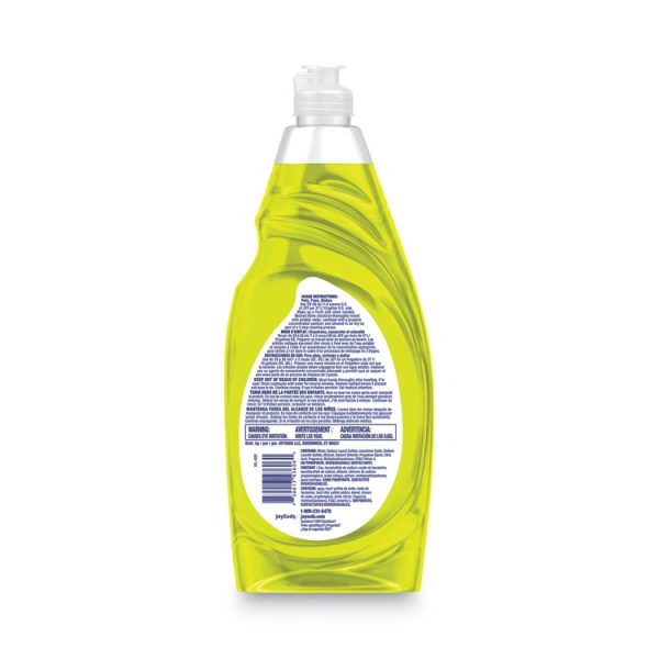 Dishwashing Liquid, Lemon Scent, 38 oz Bottle, 8/Carton - Image 4