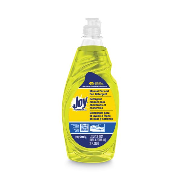 Dishwashing Liquid, Lemon Scent, 38 oz Bottle, 8/Carton - Image 2