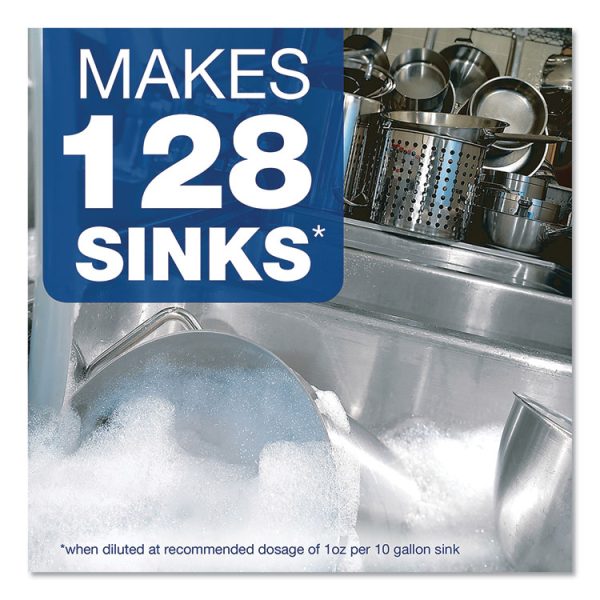 Dishwashing Liquid, Lemon Scent, 1 gal Bottle - Image 3