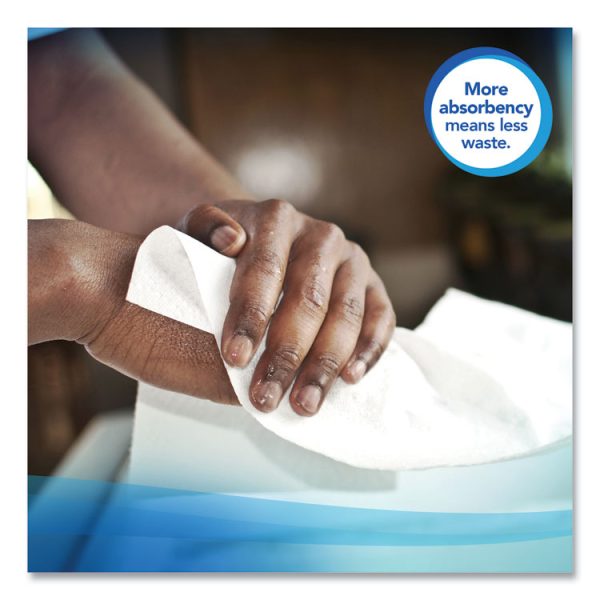 Essential C-Fold Towels for Business, Absorbency Pockets, 1-Ply, 10.13 x 13.15, White, 200/Pack, 12 Packs/Carton - Image 6