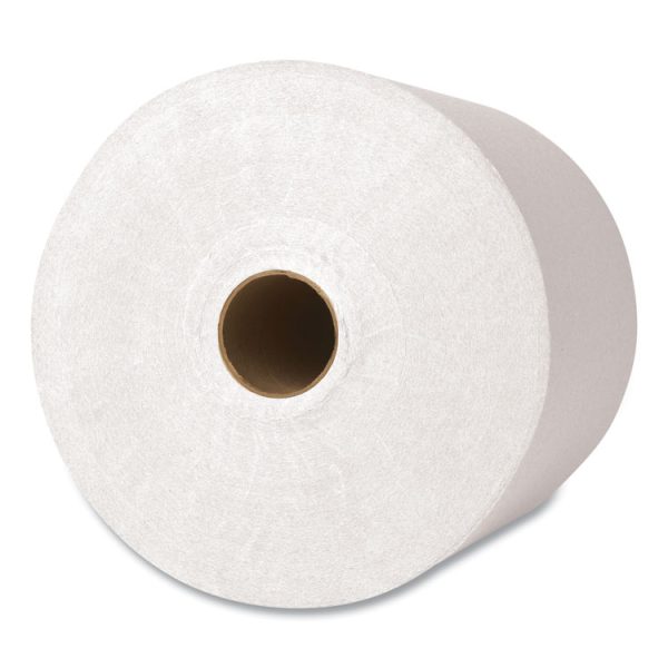 Essential High Capacity Hard Roll Towels for Business, Absorbency Pockets, 1-Ply, 8" x 950 ft, 1.75" Core, White, 6 Rolls/CT - Image 4