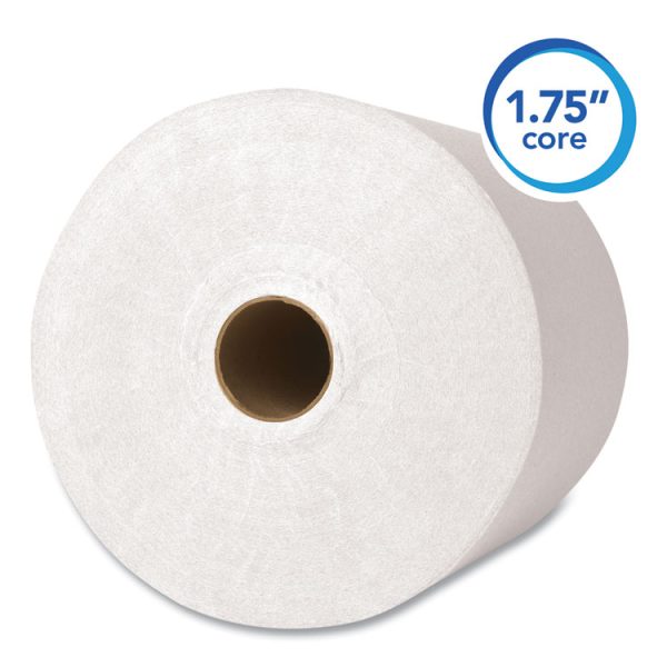 Essential High Capacity Hard Roll Towels for Business, Absorbency Pockets, 1-Ply, 8" x 950 ft, 1.75" Core, White, 6 Rolls/CT - Image 9