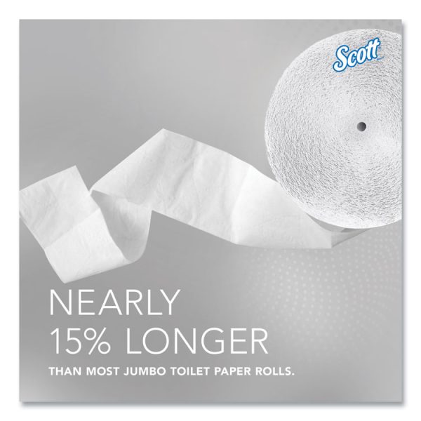 Essential Coreless JRT, Septic Safe, 1-Ply, White, 3.75 x 2,300 ft, 12 Rolls/Carton - Image 6