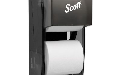 Essential SRB Tissue Dispenser, 6 x 6.6 x 13.6, Transparent Smoke