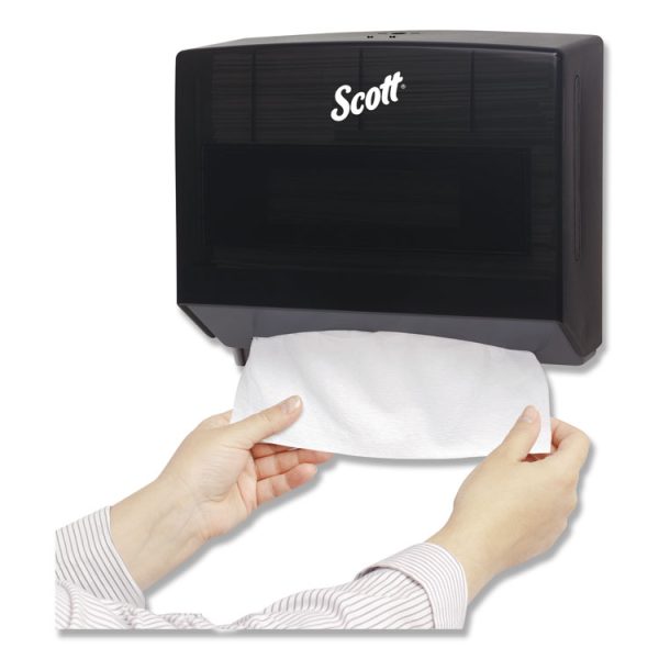 Scottfold Folded Towel Dispenser, 10.75 X 4.75 X 9, Black - Image 2