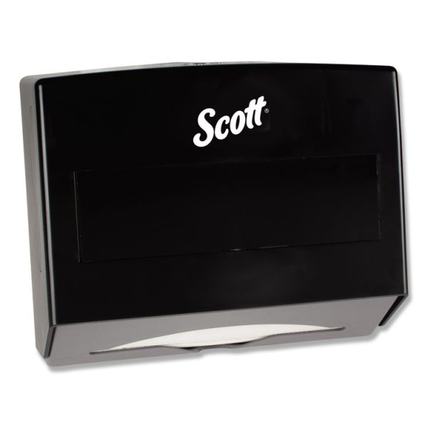 Scottfold Folded Towel Dispenser, 10.75 X 4.75 X 9, Black - Image 4