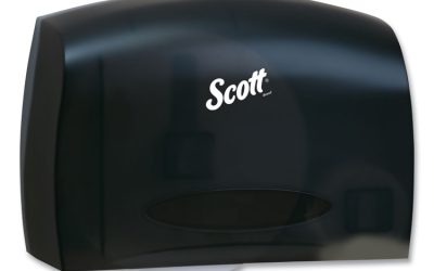 Essential Coreless Jumbo Roll Tissue Dispenser for Business, 14.25 x 6 x 9.75, Black