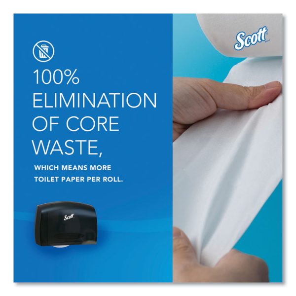 Essential Coreless Jumbo Roll Tissue Dispenser for Business, 14.25 x 6 x 9.75, Black - Image 5